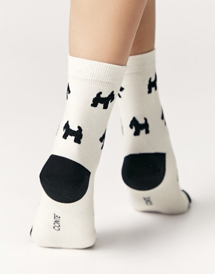 Женские Носки "Dogy White"