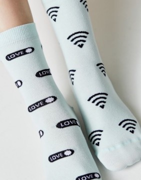 Women's Socks "Love WIFI"