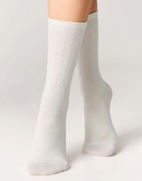 Women's Socks "Romby White"