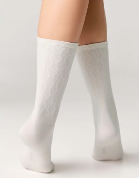 Women's Socks "Romby White"