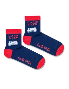Men's socks "Game Over Blue"