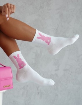 Moteriškos kojinės "Bunny Pink"