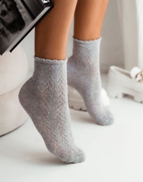 Women's socks "Azurowe Grey"