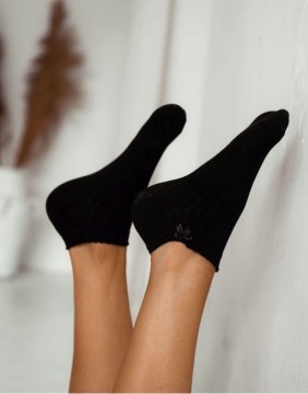 Women's socks "Black Bow"