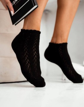 Women's socks "Anklle Black"