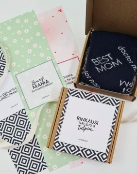 Socks Gift set for HER "Best Mom Cosmos"