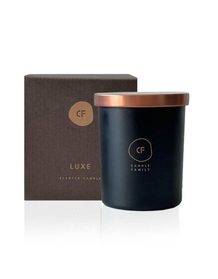 Soy wax candle "Luxe Bronz"