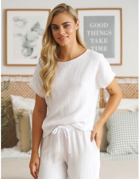 Pajamas "Omalu White"