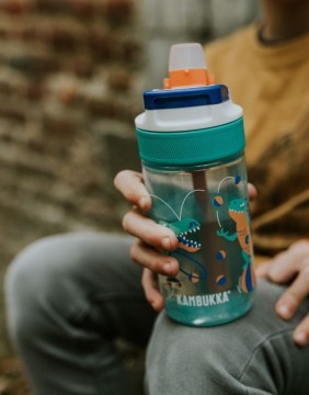 Dzērienu pudele "Lagoon Juggling  Dino" 400 ml