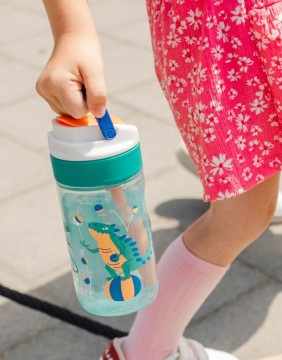 Dzērienu pudele "Lagoon Juggling  Dino" 400 ml