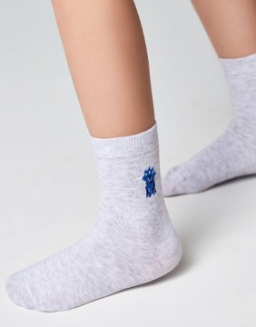 Children's socks "Blue Octopus"