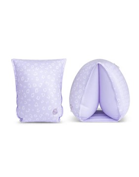 Piepūšamās peldēšanas piedurknes "Lila Leopard" 0-2 m.