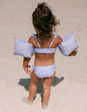 Inflatabl Swimming Sleeves "Lila Leopard" 0-2 m.