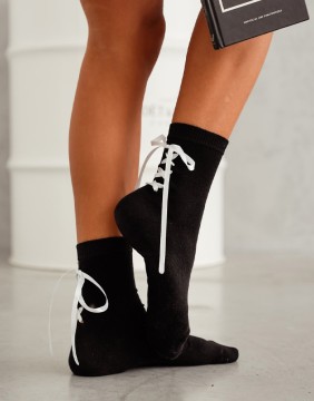 Women's socks "Mette Black&White"