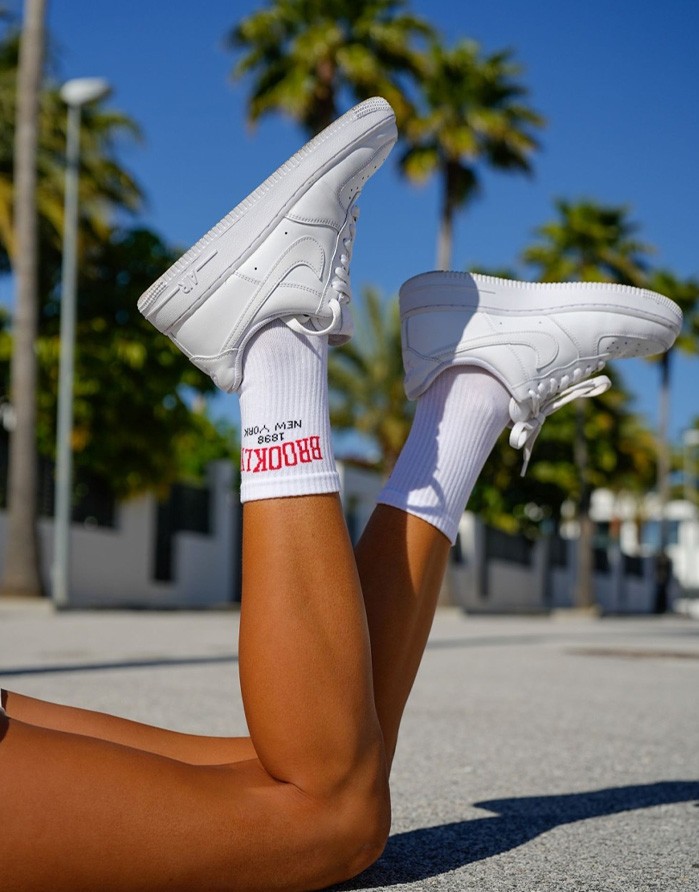 Sieviešu zeķes "Brooklyn White"