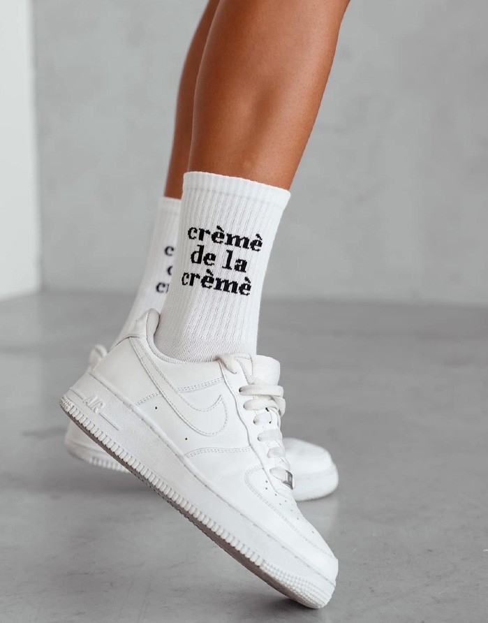 Women's socks "Crèmè de la crèmè"