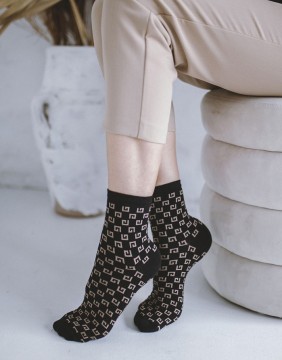 Women's socks "Fashion GG Black"