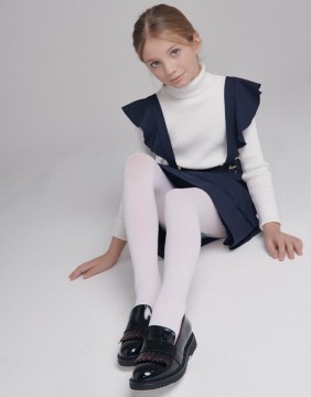 Tights for children ''Velour White" 60 den