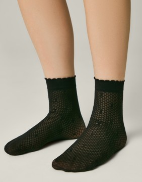 Children's socks "Mona Black" 20 Den