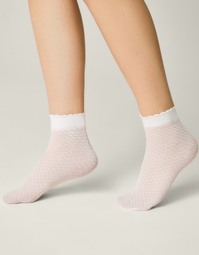 Children's socks "Elegant Julia Bianco" 30 Den