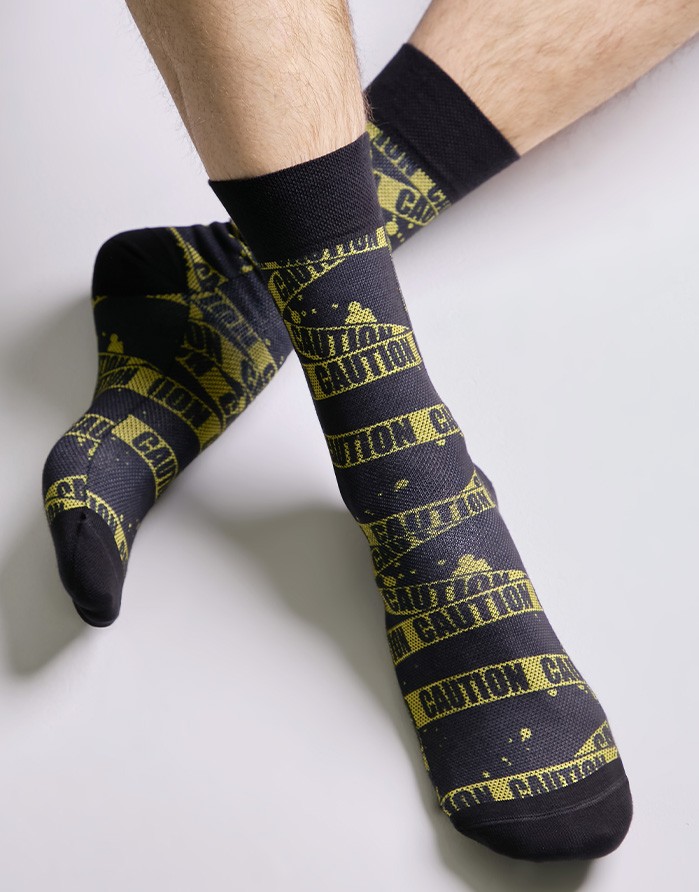 Мужские носки "Caution"