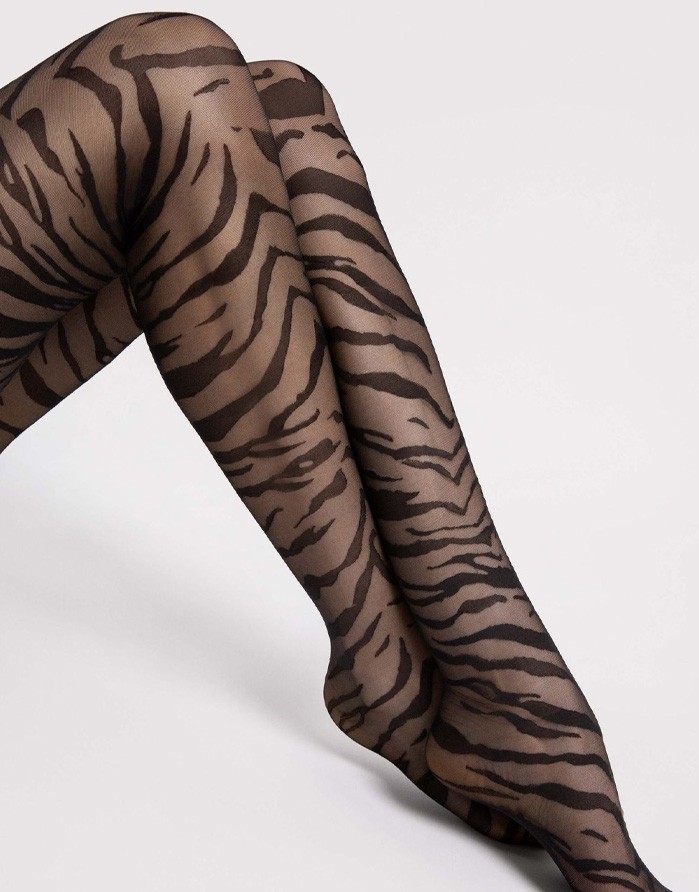 Women's Tights "Tigris Black" 15 Den
