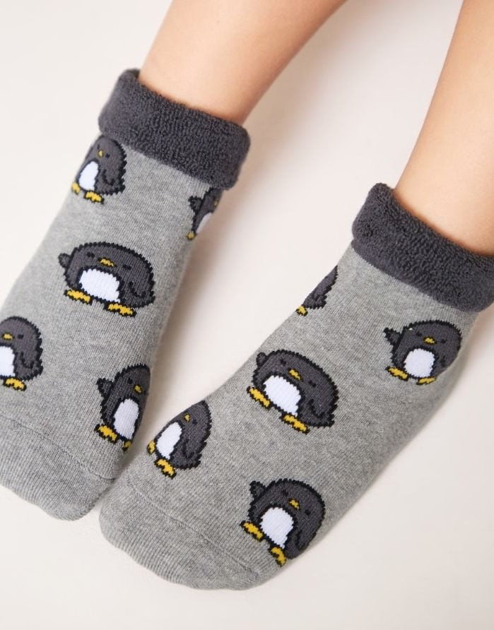 Bērnu zeķes "Pinguin Grey"
