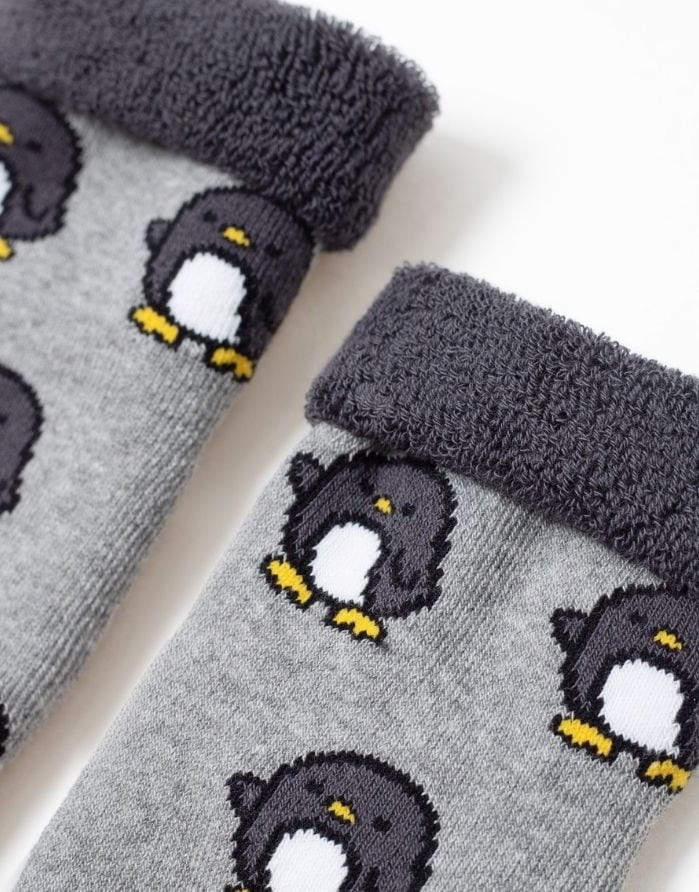 Bērnu zeķes "Pinguin Grey"
