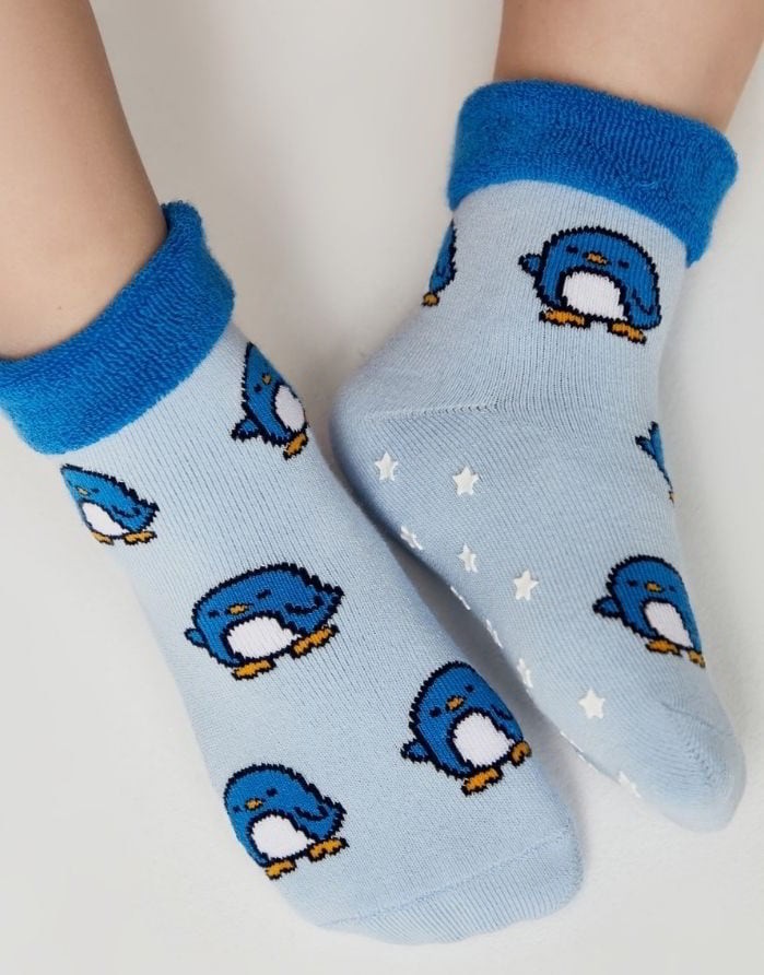 Bērnu zeķes "Pinguin Blue"