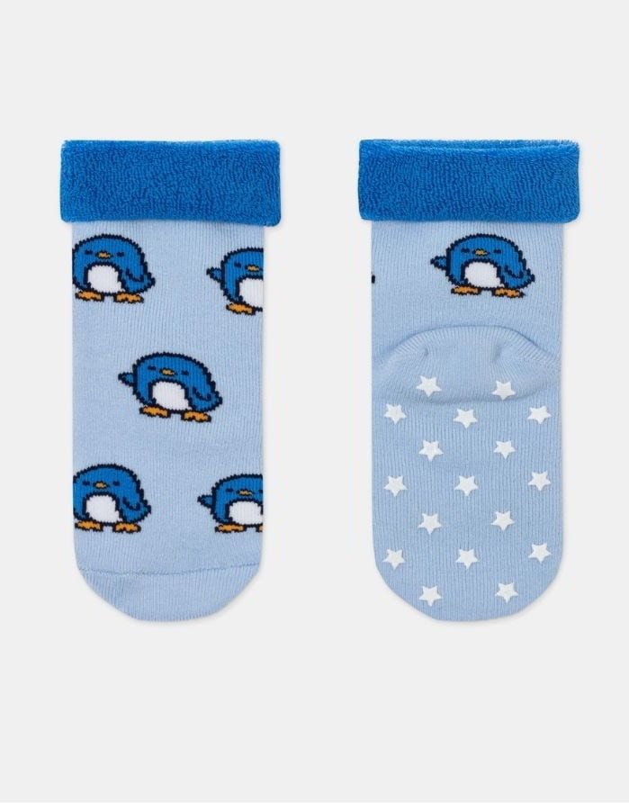 Children's socks "Pinguin Blue"