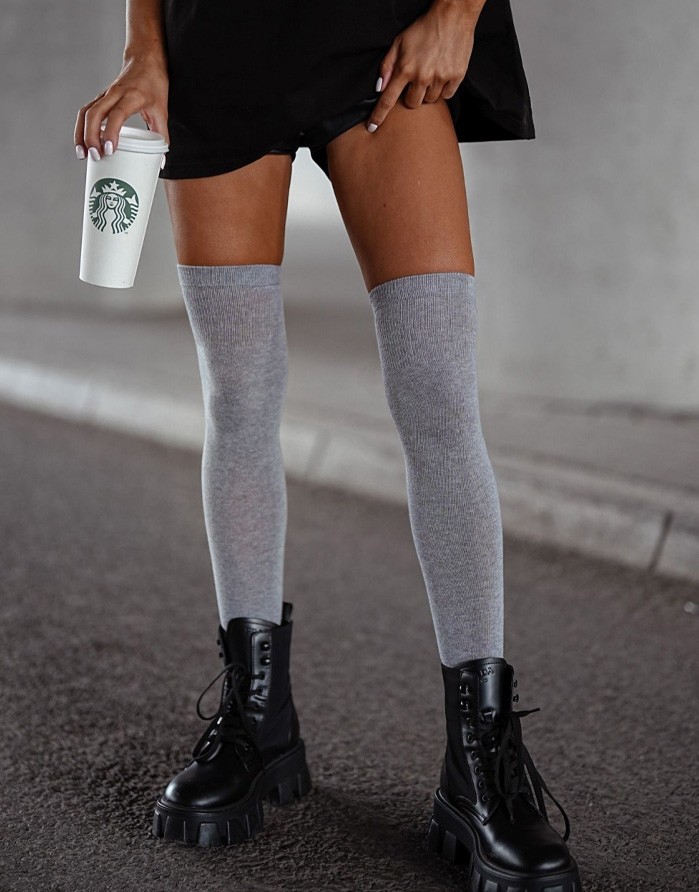 Women's socks "Classic Cotton" Light Grey