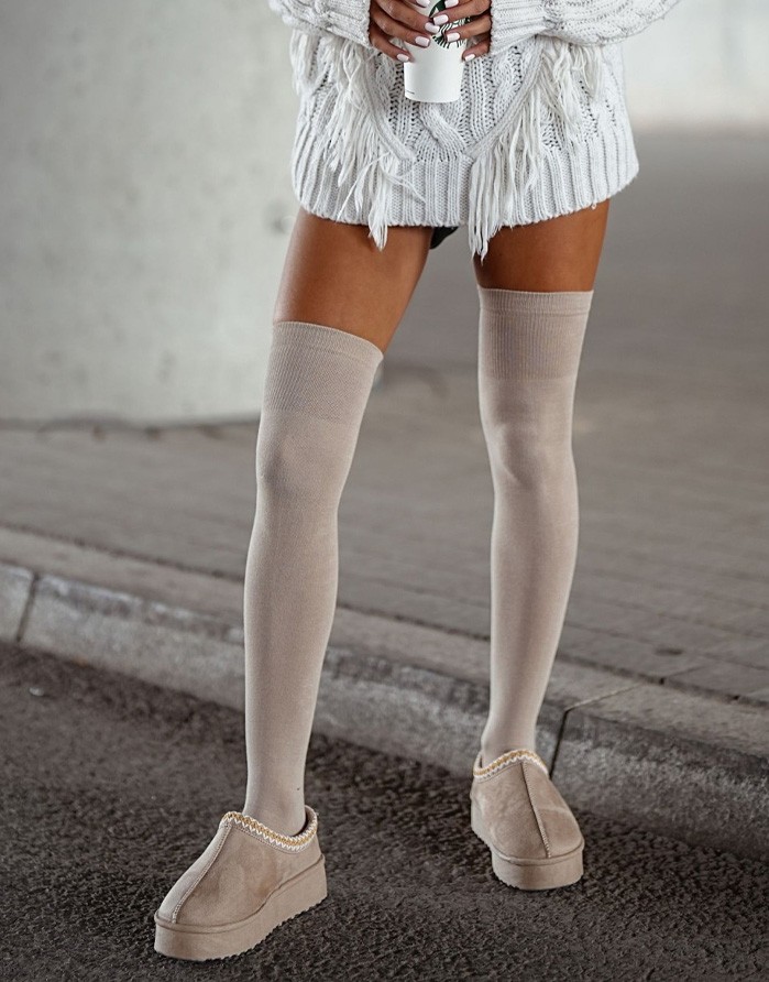 Sieviešu zeķes "Classic Cotton" Beige