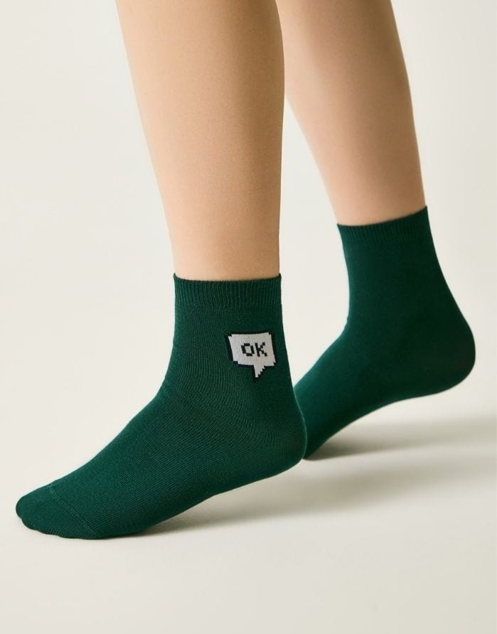 Vaikiškos Kojinės "Ok Green"