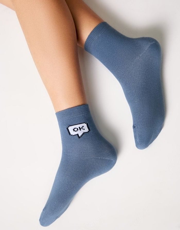 Vaikiškos Kojinės "Ok Dzins Blue"