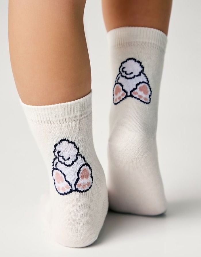 Vaikiškos Kojinės "Buny Butt" Milk