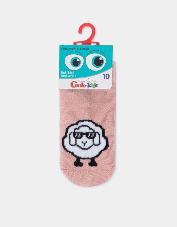 Children's socks "Cool Sheep" Pink