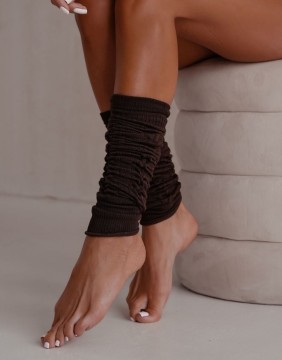 Женские гетры "Openwork Leg Warmer" Brown