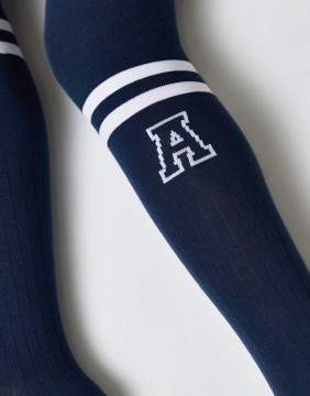 Детские колготки ''Letter A Dark Blue"