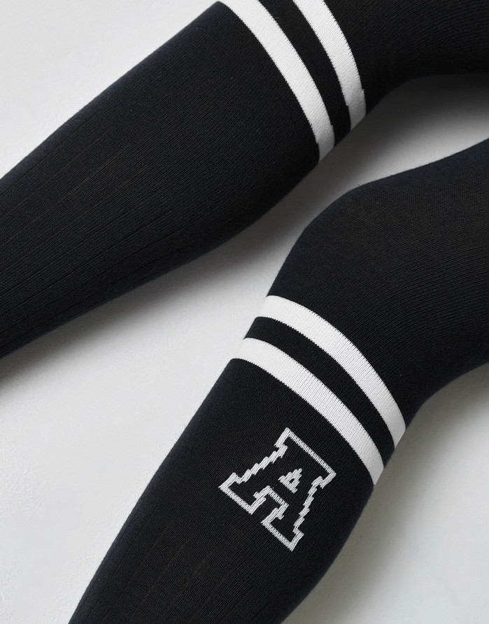 Tights for children ''Letter A Black"