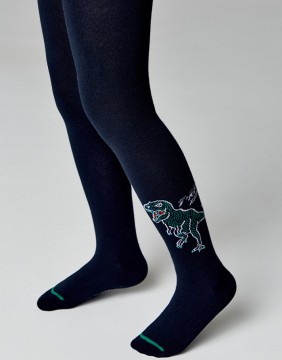 Детские колготки ''T-Rex Dark Blue"