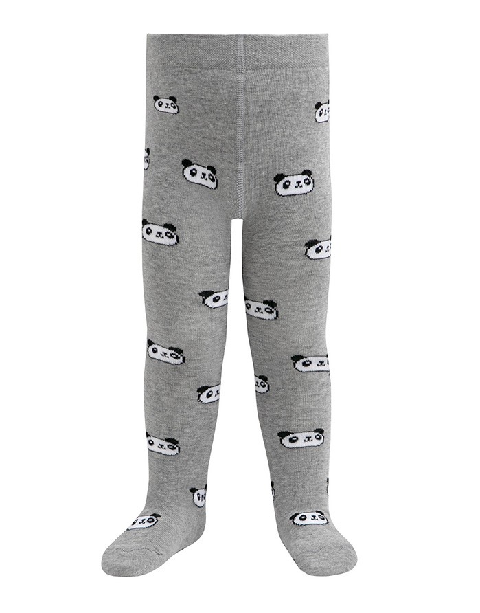 Детские колготки ''Panda Pattern" Grey