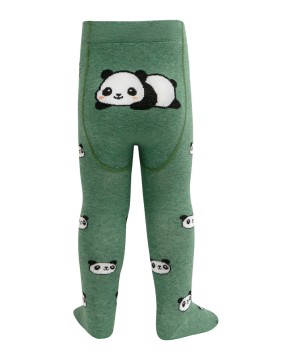 Детские колготки ''Panda Pattern" Green