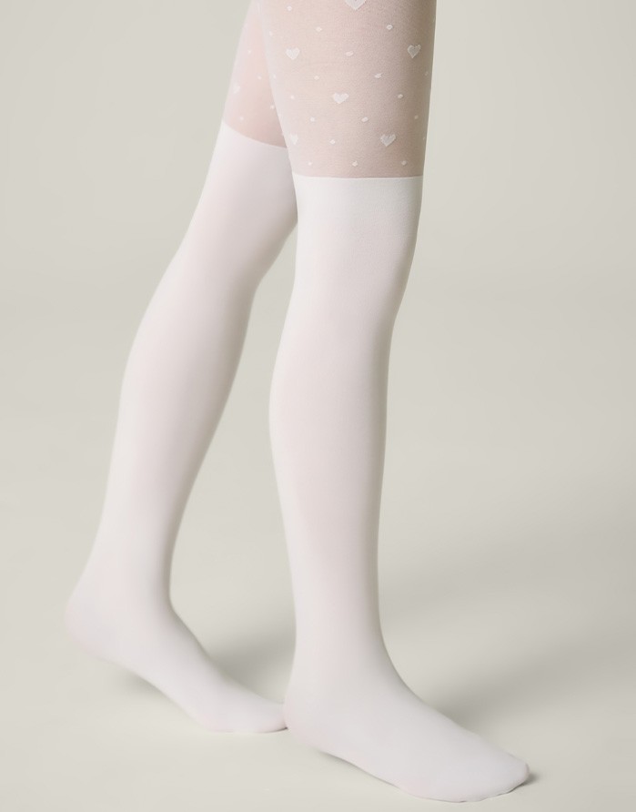 Tights for children ''Sweet Girl" White 50 Den