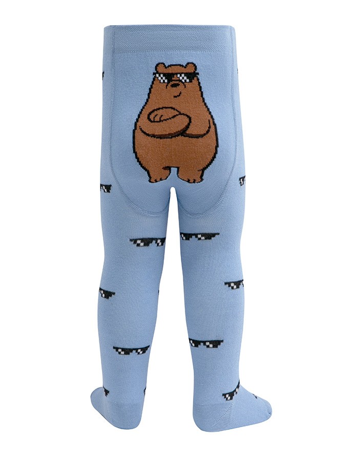 Tights for children ''Oh, Bear" Blue