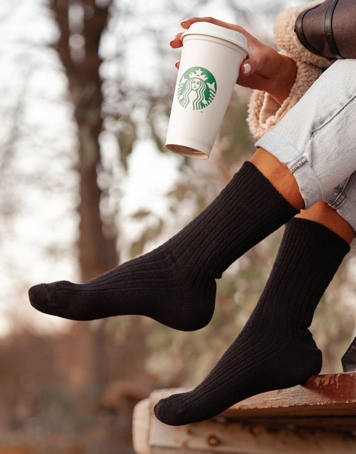 Women's socks "Belissa Wool" Black