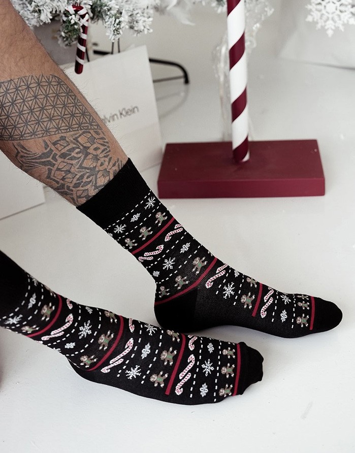 Мужские носки "X-mas Mood" Black