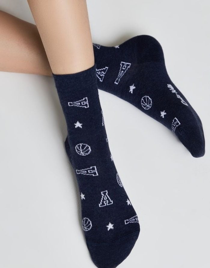 Vaikiškos Kojinės "Niko Dark Blue"