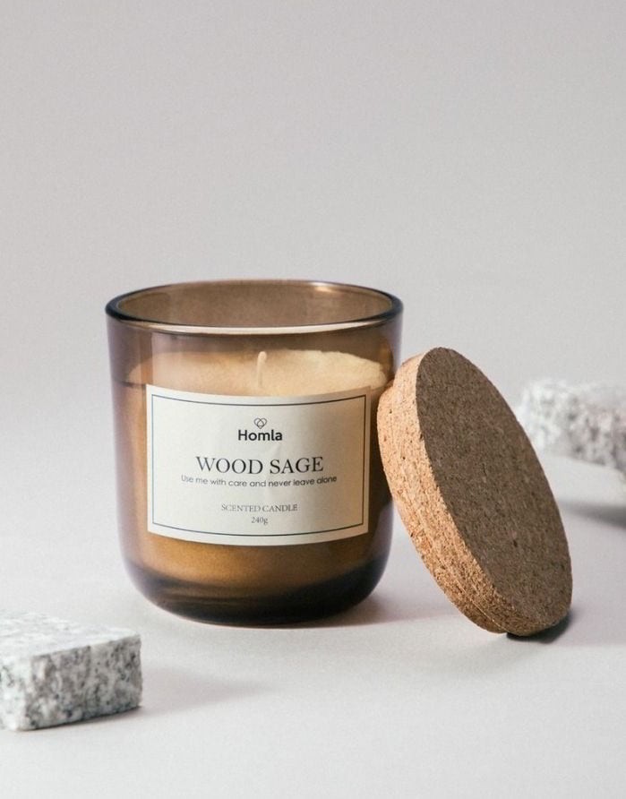 Scented candle "Wood Sage" 240 g