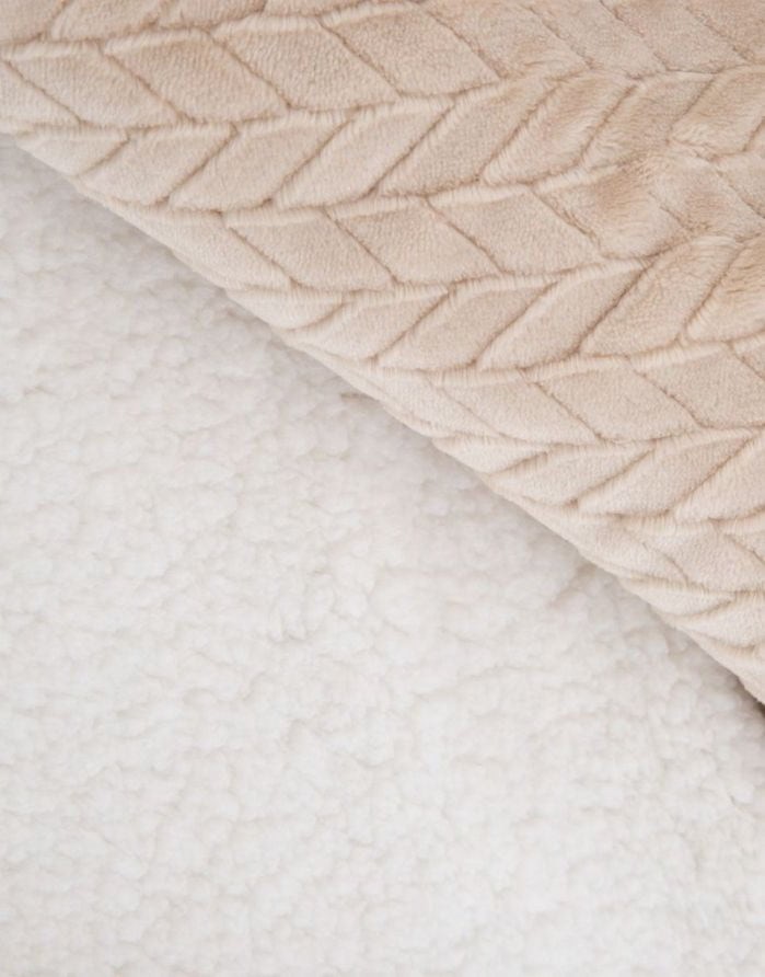 Pleds "Laren Beige" 150x200 cm