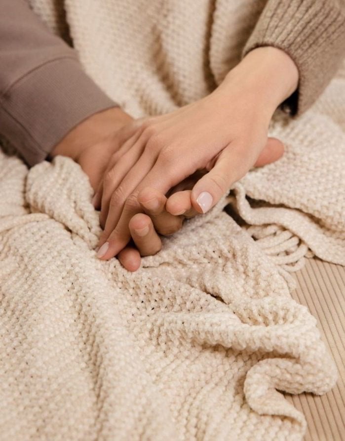 Pleds "Chenille Ecru" 130x170 cm